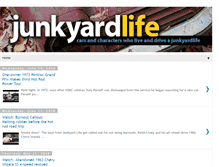 Tablet Screenshot of junkyardlife.com